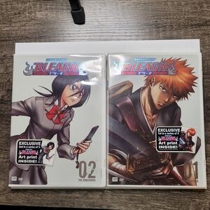 Bleach Vol 1&2 The Substitute Episodes 1-8 Dvd Shonen Jump Viz Media Manga Anime